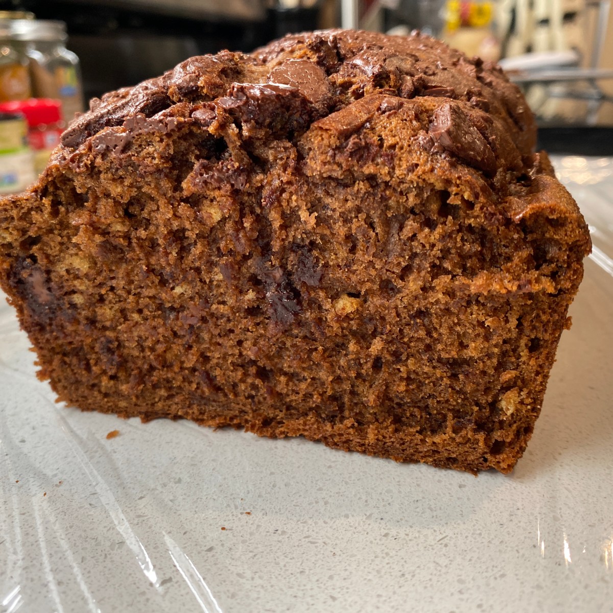 Dark Chocolate Banana Bread&nbsp;Loaf